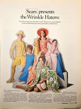 SEARS presents the Wrinkle Haters: Simplicity-Rayon fabric 1968 VTG Prin... - $12.15