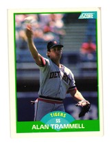1989 Score #110 Alan Trammell Detroit Tigers - £3.14 GBP