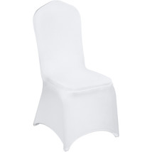 VEVOR 100PCS Spandex Stretch Chair Covers White Wedding Party Banquet De... - £161.46 GBP