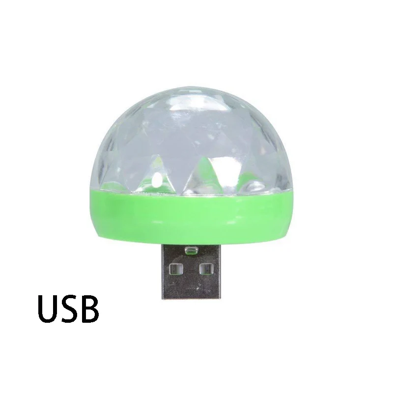 Portable Mini USB LED Atmosphere Light Stage  DJ Disco Ball Lamp USB  Android Ph - £124.50 GBP