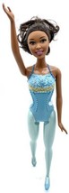 Barbie Doll Ballerina Nikki Christie Aa Jointed Ankles 2009 Painted Top 11.5” - £5.17 GBP