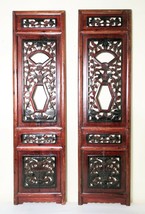 Antique Chinese Screen Panels (3360)(Pair); Cunninghamia Wood, Circa 180... - $522.85