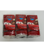Sofitelle Six 10 Packs 2 Ply White Tissues Cars Lightning McQueen Pixar ... - $28.25
