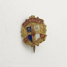 Sacred Heart League Vintage 1922 Enamel Lapel Pin Tie Tack - £15.66 GBP