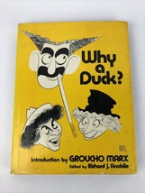 Why a Duck? The Marx Brothers Story by Richard J. Anobile Hardcover 1972 Avon - £14.41 GBP
