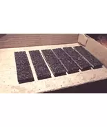 HO scale coal loads for Athearn 34 ft twin bay hoppers - Handmade Set Of 6 - $9.00