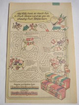 1979 Color Ad Fruit Stripe Gum Maze - £6.28 GBP