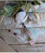Large Rose Quartz Crystal Pendulum ~ Love ~ - $311.76 MXN