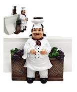 Chef Alton Grape Wine Vineyard Dinner Napkin Holder Figurine Tabletop De... - $38.26 CAD