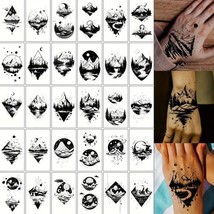 30-Pack Temporary Tattoos - Nature-Inspired Forest, Waterproof Fake Tattoo - $8.50
