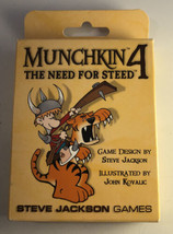 Munchkin 4 Expansion Pack The Need For Steed 112 Cards Brand New Steve J... - £11.86 GBP