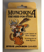 Munchkin 4 Expansion Pack The Need For Steed 112 Cards Brand New Steve J... - £11.67 GBP