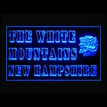 150093B The White Mountains New Hampshire County Hiking Idyllic LED Light Sign - $21.99