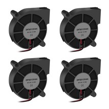 5015 Brushless Cooling Fan 4Pcs 3D Printer Blower Dc 12V Fans 50X50X15Mm... - £12.63 GBP