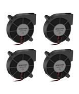 5015 Brushless Cooling Fan 4Pcs 3D Printer Blower Dc 12V Fans 50X50X15Mm... - £12.54 GBP