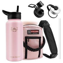 Insulated Water Bottles With Straw - 24/32/40 Oz Stainless Steel Vacuum Water Bo - £46.98 GBP