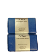 OCEAN Bath &amp; Body Works 2 Cleansing Bars 5 oz Sealed  - $172.08 MXN