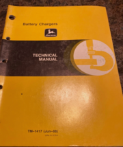 JOHN DEERE Battery Chargers Technical Manual TM-1417 (JUNE-88) - $3.88
