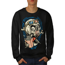 Wellcoda Skull Cinema 3D Funny Mens Sweatshirt,  Casual Pullover Jumper - £24.11 GBP+