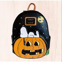 Loungefly Peanuts Halloween Great Pumpkin Glow in the Dark Mini Packback... - $79.15