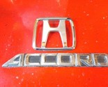 86 87 88 89 Honda Accord Trunk Emblem Badge Nameplate 75722-SE0-A00 OEM ... - $22.49