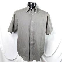 Men&#39;s Shirts Bill Blass Men&#39;s Button Up Shirt Gray Large - £7.59 GBP