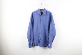 Tommy Hilfiger Mens 15.5 34/35 Slim Fit Non Iron Collared Button Shirt P... - $24.70