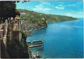 Italy Postcard Sorrento Point Of Cape From Municipal Garden - $1.97