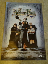 The Addams Family - Movie Poster with Anjelica Houston and Raul Julia - £15.47 GBP