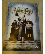 The Addams Family - Movie Poster with Anjelica Houston and Raul Julia - $20.00