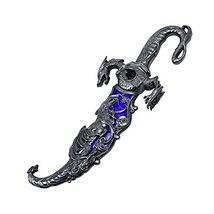 Munetoshi 9&quot; Fantasy Dagger Dueling Dragons Blade Long Fighting Decorative Displ - £7.71 GBP+