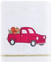 MSRP $26 Martha Stewart Collection Truck Hand Towel White - $12.11
