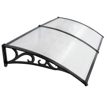 40&quot; X 80&quot;Polycarbonate Front Door Window Awning Patio Cover Canopy Outdoor - £83.92 GBP