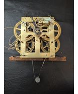 WML Gilbert Wall Clock Movement 8 Day clock Time Strike Brass Hands Pend... - $51.37