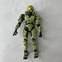 Halo 3 Olive Green Security Spartan 5&quot; Action Figure Mcfarlane Articulated - £21.78 GBP