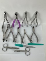 Toenail Clippers, Nail Scissor And Filer 13 pcs Set New without box - £19.92 GBP