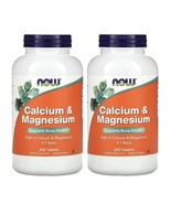 NOW Foods (2 PACKS) Calcium & Magnesium, 250 Tablets Each 10/2027 - $625.95 MXN