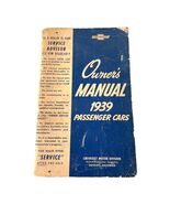 1939 Chevrolet Original Owner’s Passenger Car Manual 5th Edition – Vinta... - $506.99 MXN