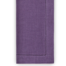 Sferra Festival GRAPE Linen Dinner Napkins Hemstitched 20x20&quot; SET/4 New - $54.35