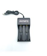 AKNES Chargers for electric batteries 2-Individual Batteries Charger, （B... - $10.99