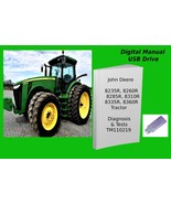 John Deere 8235R 8260R 8285R 8310R 8335R 8360R Diagnosis Tests Manual Se... - $23.74