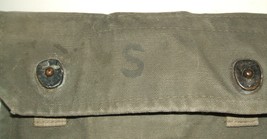 Gas mask bag, army, Yugoslav pattern circa Cold War vintage - $40.00