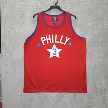 Steve &amp; Barry&#39;s Philly 3 Basketball Tank Top XXL Red &amp; Blue - £21.55 GBP