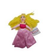 Disney Store Princess Aurora Sleeping Beauty 10" Bean Bag Plush Doll Toy Pink - $8.92