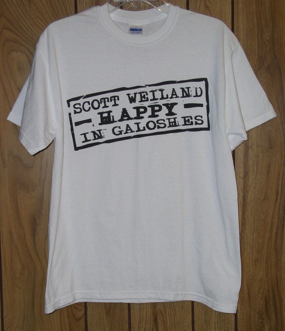 Scott Weiland Concert Shirt Happy In Galoshes 2008 Stone Temple Pilots MEDIUM - $64.99