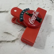 Vintage Coca Cola Refrigerator Magnet Chip Clip Red Always Collectible - £9.34 GBP