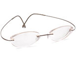 Silhouette Eyeglasses 7613 40 6102 Titan Brown Rimless Frame Austria 50[... - $199.99