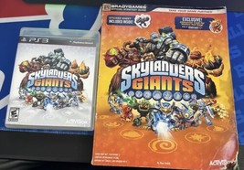 Skylanders: Giants - (PS3, 2012) WITH STRATEGY GUIDE &amp; STICKERS - $14.95