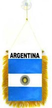 Argentina Mini Flag 4&#39;&#39;x6&#39;&#39; Banner w/suction cup - Vivid Color and UV Fade Resis - $3.45