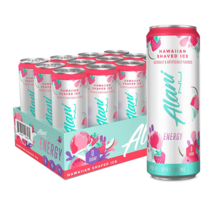 Alani Nu Sugar-Free Energy Drink, Hawaiian Shaved Ice, 12 oz Cans (Pack of 12) - £35.96 GBP